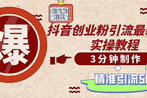 轻松制作创业类视频。一天被动加精准创业粉500+