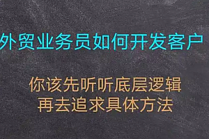 学完即用!带你实操0基础学会Google精准客户开发,成为外贸业务高手